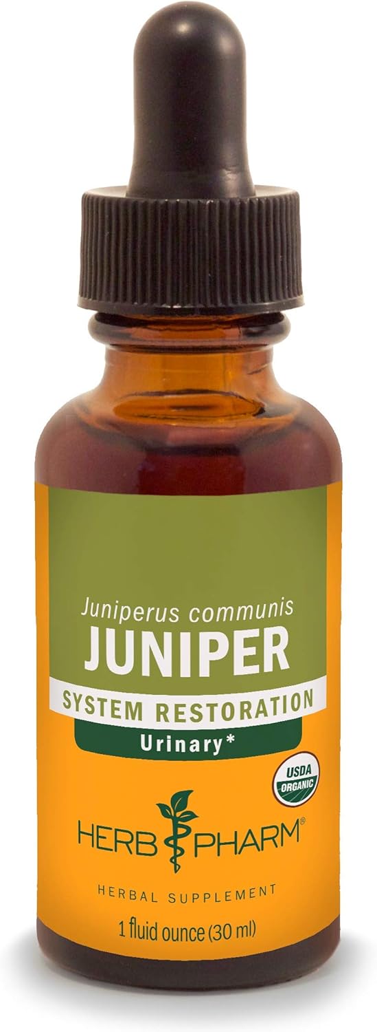 Certified Organic Juniper Liquid Extract for Urinary System Support - 1 Fl Oz by Herb Pharm