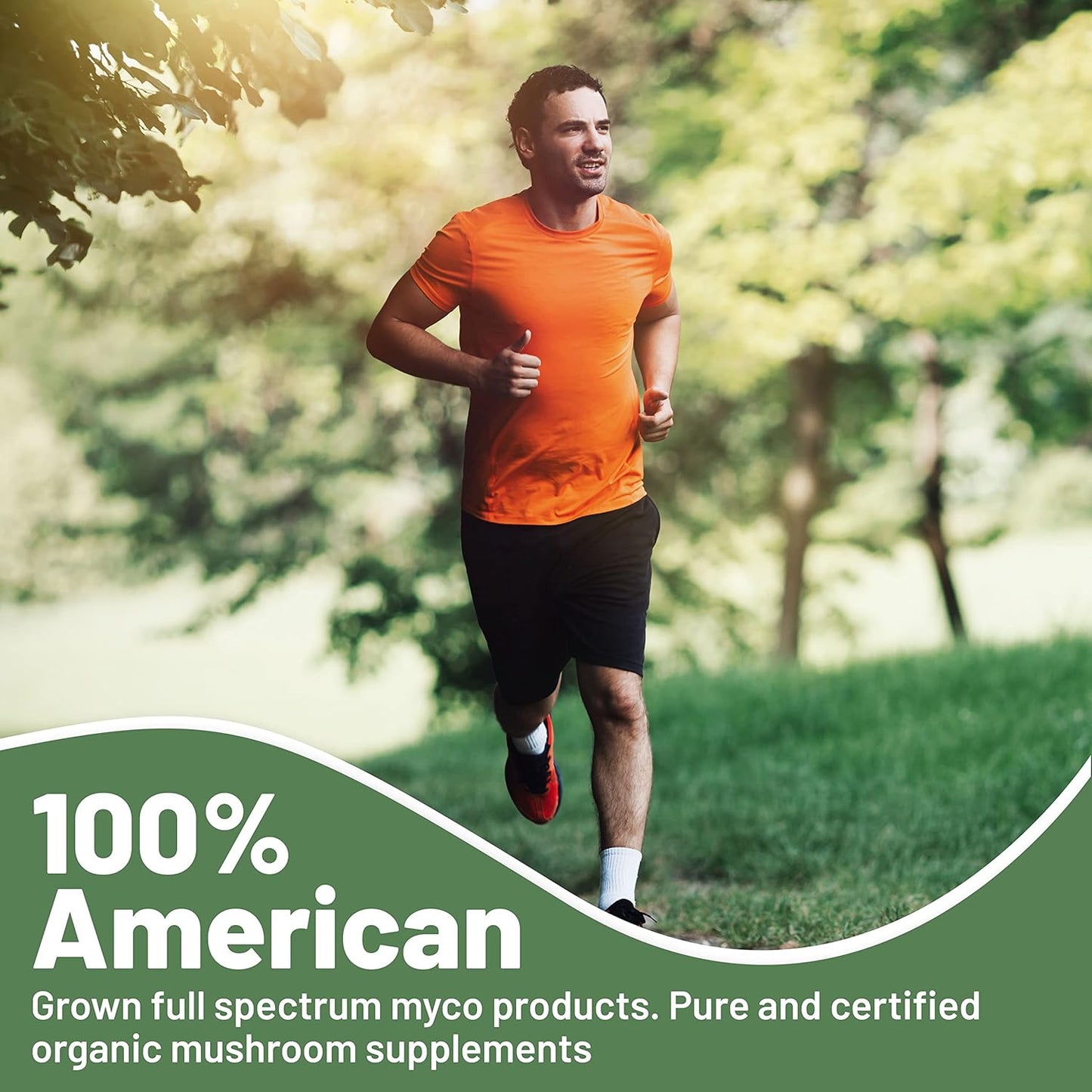 Certified Organic Lion's Mane Mushroom Supplement for Memory and Concentration - 90 Capsules