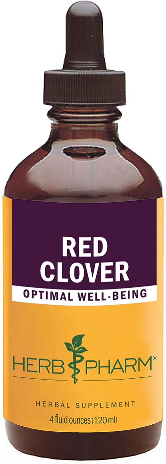 Certified Organic Red Clover Liquid Extract - 4 Ounce by Herb Pharm