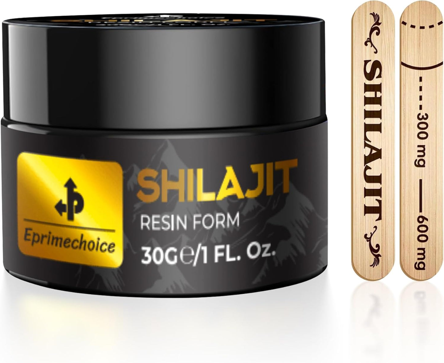 Certified Organic Shilajit Resin Enriched with 85+ Trace Minerals - Third-Party Tested for Energy and Immune Support - 30 Grams