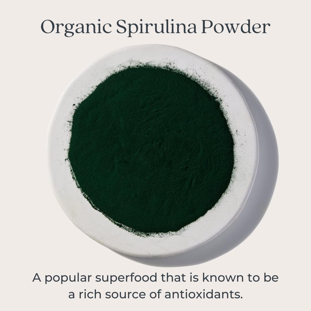 Certified Organic Spirulina Powder - 1lb Bulk Bag by Starwest Botanicals