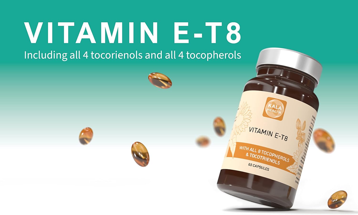 Certified Sustainable Vitamin E Formula for Hair, Scars, and Skin - All 8 Tocopherols and Tocotrienols - No PAH's, Heavy Metals, or Preservatives - BoostGo Australia