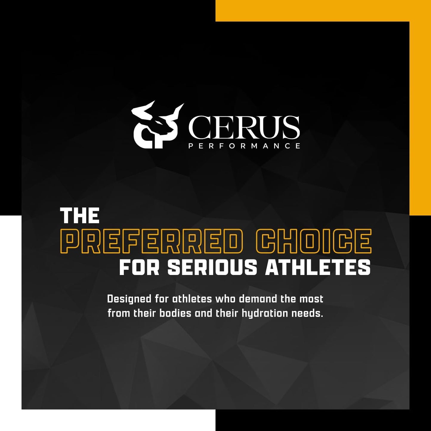 Cerus Performance Watermelon Electrolyte Powder with Creatine & Coconut Water - Supports Endurance, Recovery - Keto Friendly