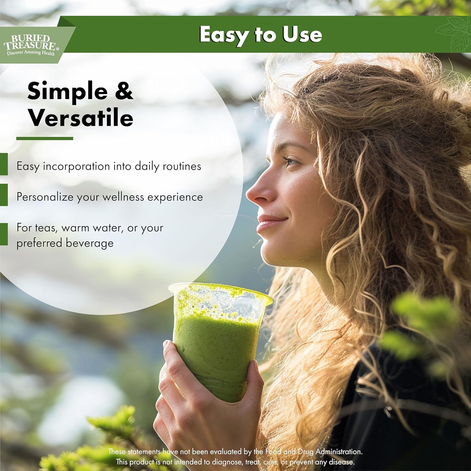 Chamomile Drops 10x Extract - 30 Servings, German Chamomile Tea Drops, Sugar-Free Herbal Tea for Relaxation and Calmness Support