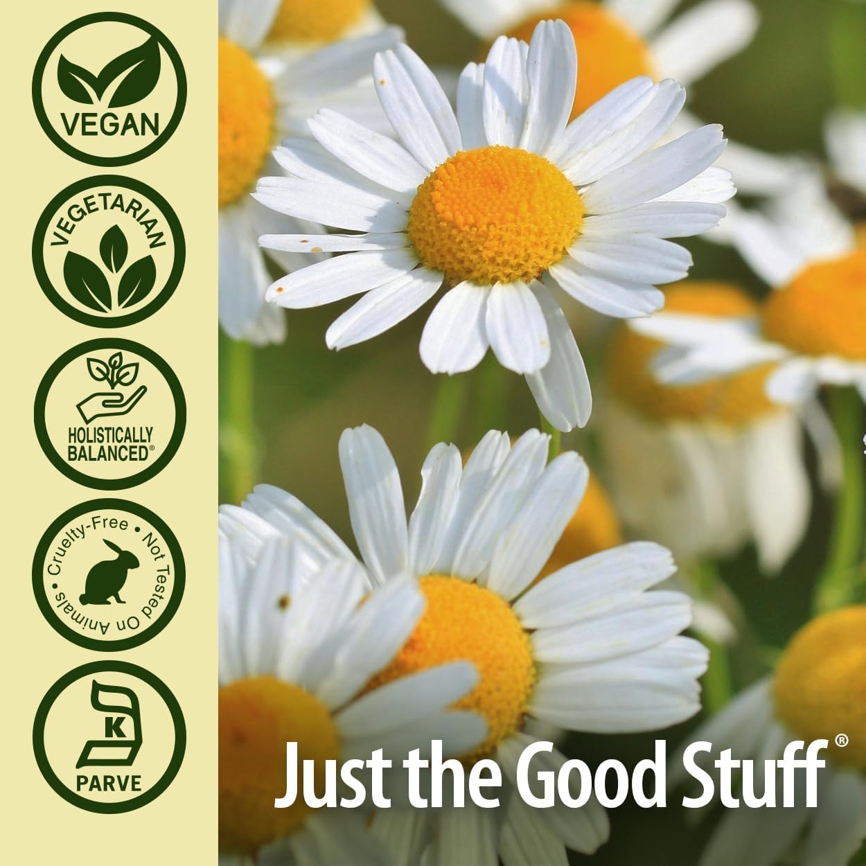 Chamomile Flower Capsules for Relaxation & Digestion Support | Natural Calming Aid | 90 Vegetarian Capsules