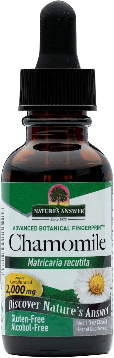 Chamomile Flower Extract by Nature's Answer - Pure and Natural Afs Chamomile Flower Concentrate