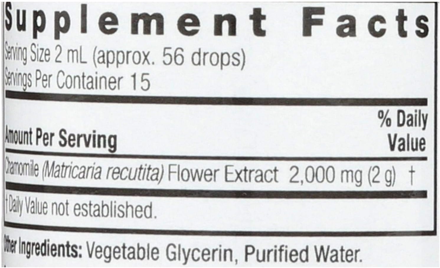 Chamomile Flower Extract by Nature's Answer - Pure and Natural Afs Chamomile Flower Concentrate