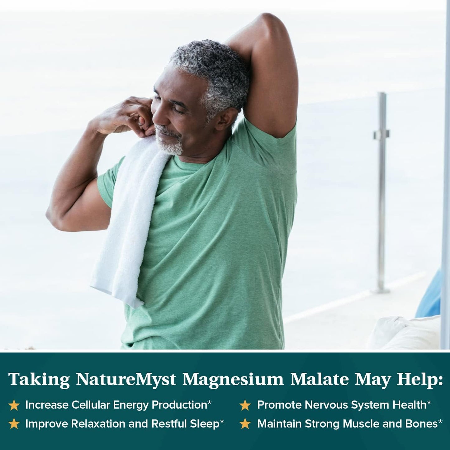 Chelated Magnesium Malate Capsules for Energy & Muscle Function, Non-Buffered, Highly Absorbable, Gentle on Stomach - 90 Vegan Capsules