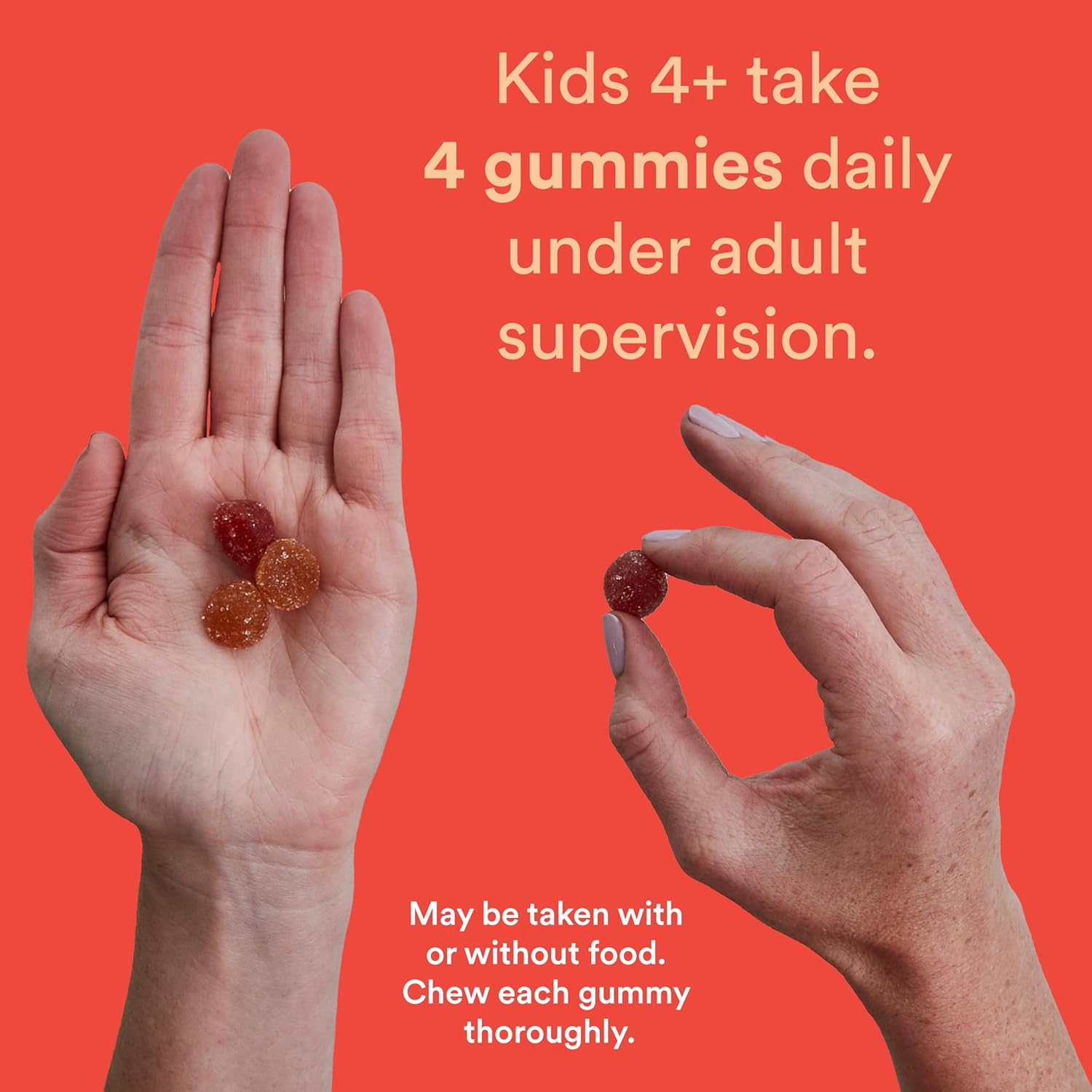 Cherry Berry Kids Gummy Multivitamin with Omega 3s, Vitamin D3, B12 (120 Gummies)