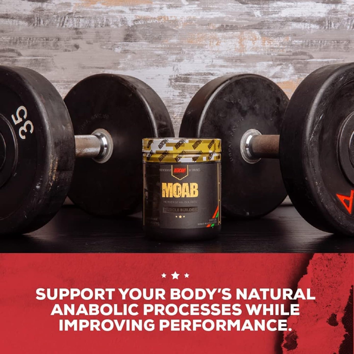 Cherry Lime REDCON1 Moab: Keto & Gluten-Free Muscle Building Supplement with HMB & HICA for Lean Muscle Growth (30 Servings)