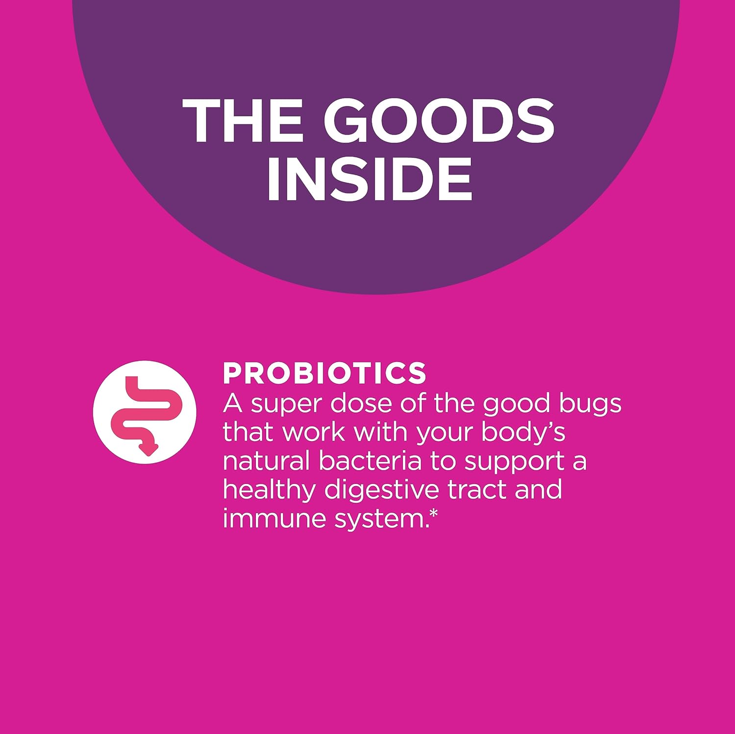 Chewable Berry Probiotic Gummies, Immune & Digestive Support, 1 Billion CFUs, 80 Count - 40 Day Supply