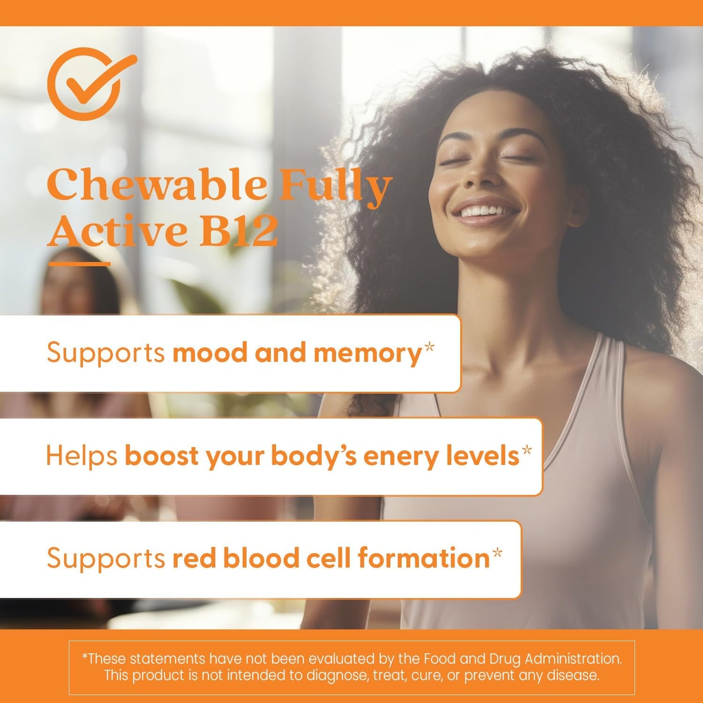 Chewable Doctor's Best B12 for Energy, Memory, Mood Support - Non-GMO, Gluten Free, Soy Free, Vegan - 60 Tablets - BoostGo Australia