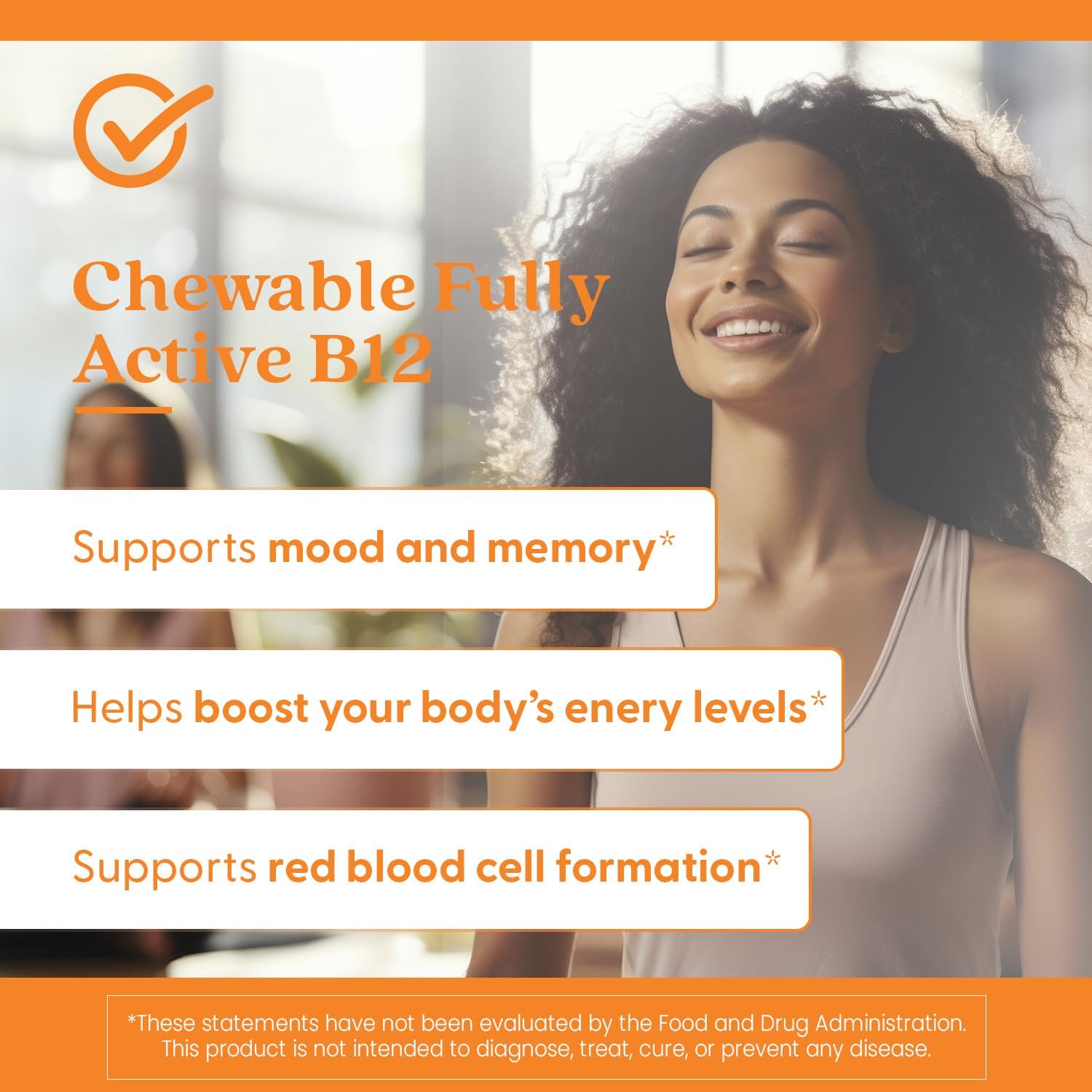 Chewable Doctor's Best B12 for Energy, Memory, Mood Support - Non-GMO, Gluten Free, Soy Free, Vegan - 60 Tablets - BoostGo Australia