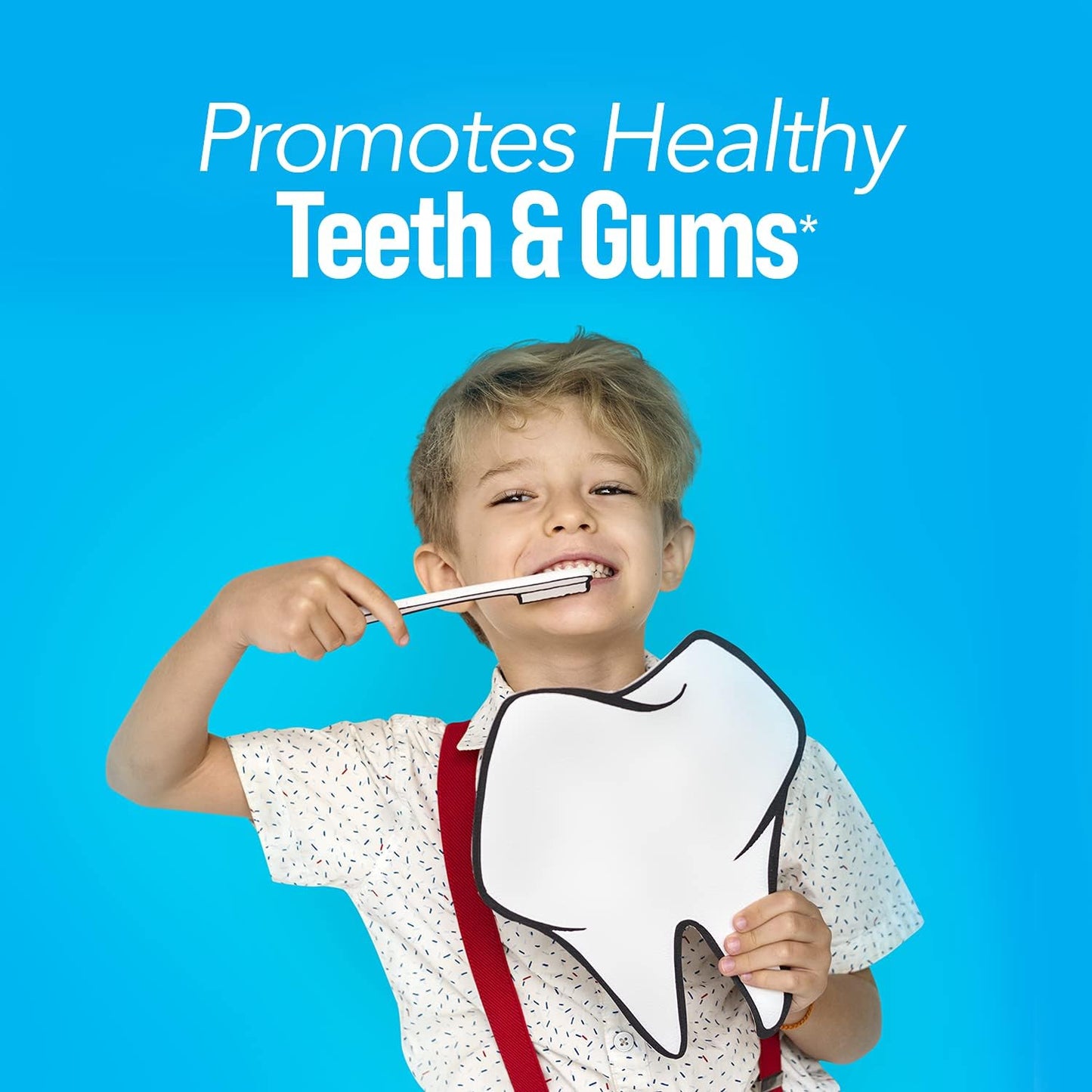 Chewable Kids Probiotic & Multivitamin with 11 Vitamins - 30 Count, Ages 3+, Digestive, Oral, & Immune Support