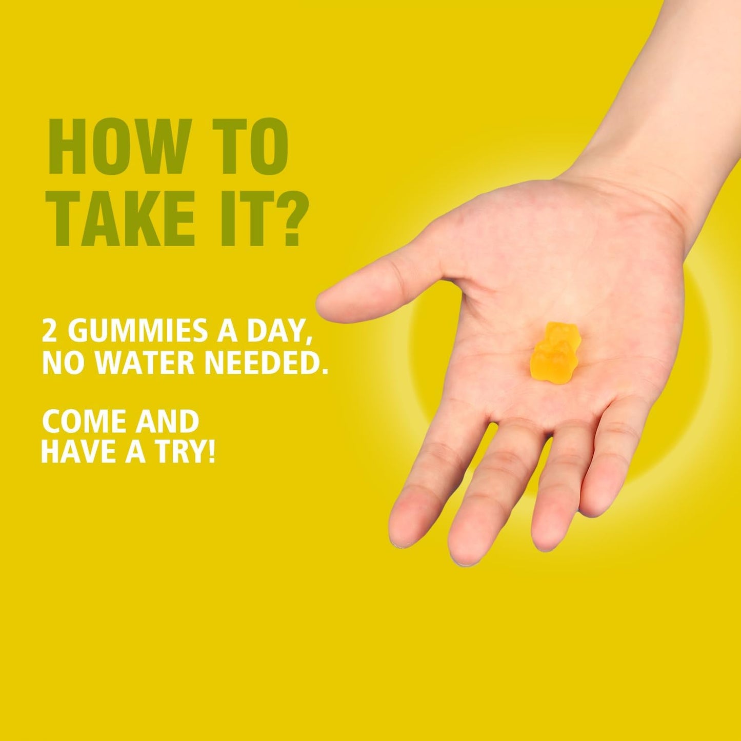 Chewable Magnesium Gummies with Vitamin D3, B6, and CoQ10 for Relaxation and Sleep Support - 60 Pineapple Gummies