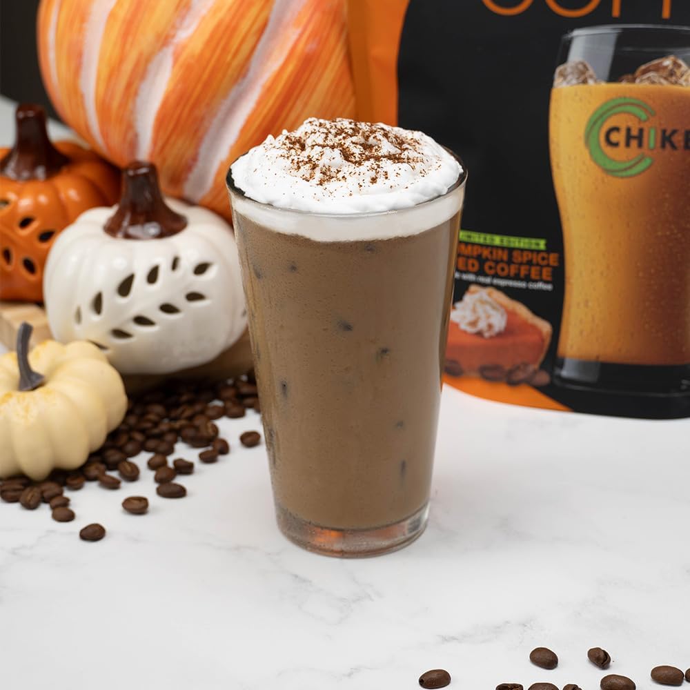 Chike Autumn Spice High Protein Iced Coffee Sampler Pack - 20g Protein, 2 Shots Espresso, Keto & Gluten Free - 6 Pack
