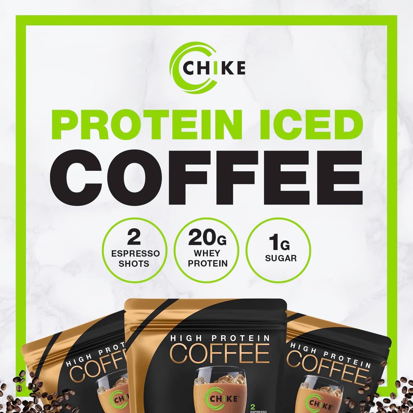CHIKE Chai Latte High Protein Iced Coffee: 20g Protein, 2 Espresso Shots, 1g Sugar, Keto & Gluten Free - 14 Servings