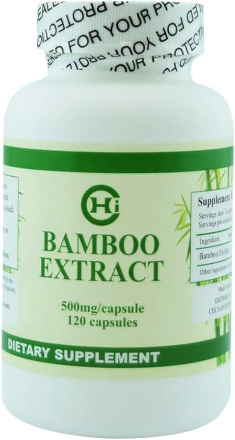 Chi's Enterprise Bamboo Extract Capsules - 500mg, 120 count