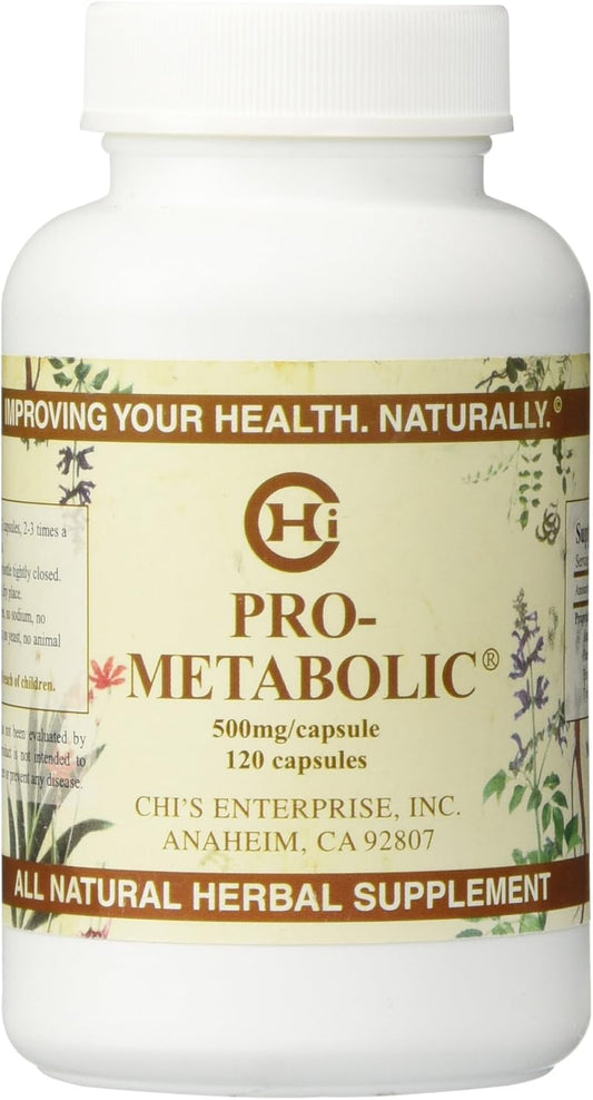 Chi's Enterprise Pro-Metabolic Capsules - 500mg, 120 Count