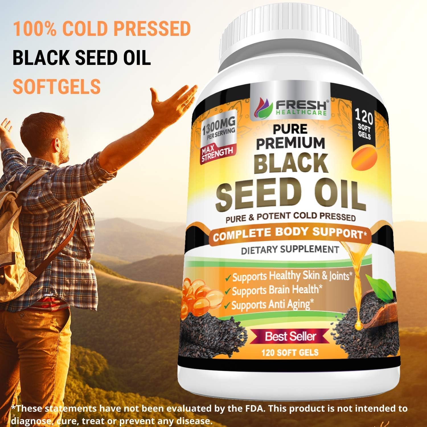 Chlorella and Black Seed Oil Bundle for Fresh Healthcare Support