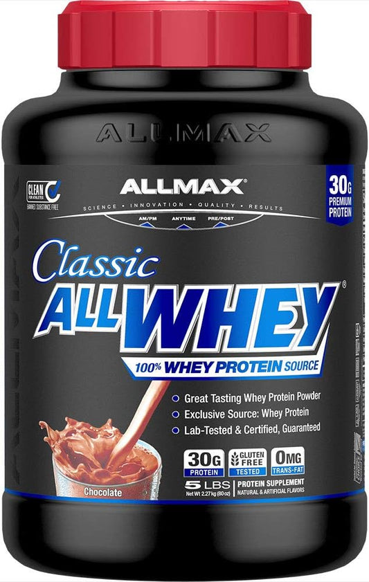 Chocolate 5lb ALLMAX Nutrition AllWhey Classic Protein Powder