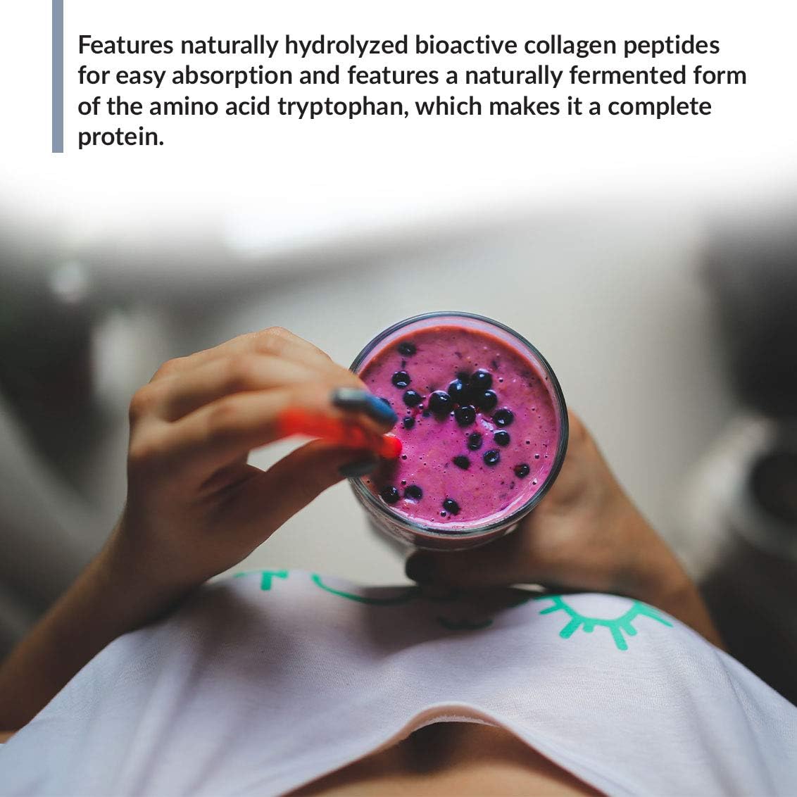 Chocolate BioTrust Ageless Multi Collagen Protein Powder with BlenderBottle - 5-in-1 Bundle