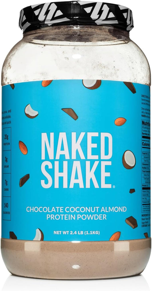 Chocolate Coconut Almond Protein Powder - Plant Based with MCT Oil, Gluten-Free, Soy-Free - 30 Servings