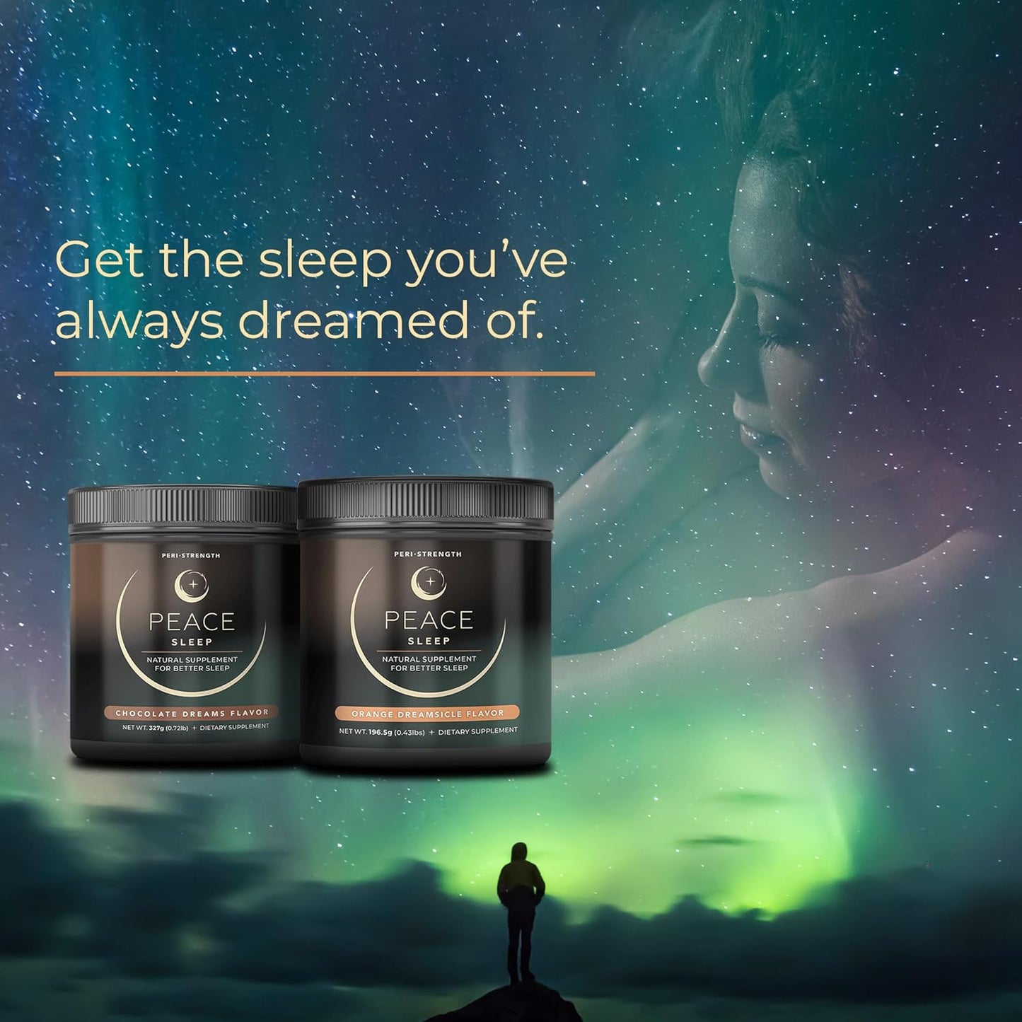 Chocolate Dreams Sleep and Recovery Powder Supplement - Promotes Deep, Restful Sleep and Body Recovery - Contains GABA, Glycine, L-Tryptophan, L-Theanine - Helps Improve Sleep Cycle