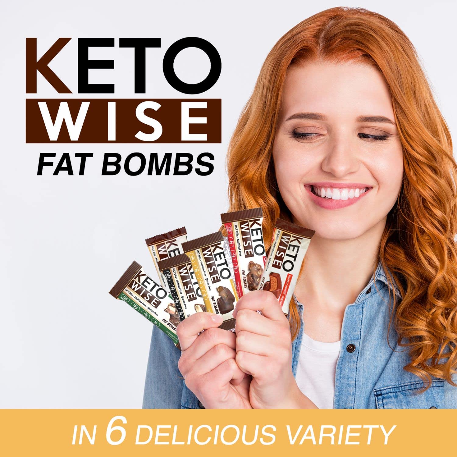 Chocolate MCT Oil Fat Bombs - Low Fat, Low Carb Keto Snack - 8g Fat, 2g Net Carbs - Chocolate Caramels, 2 Count (Pack of 16)