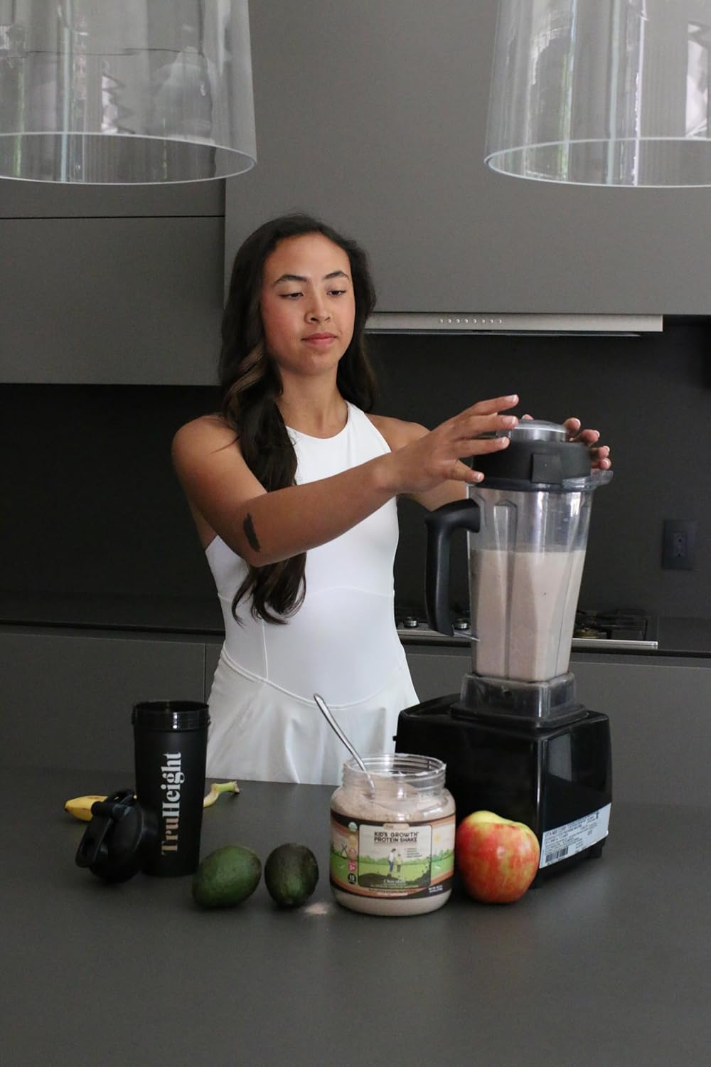 Chocolate Milk Whey Protein Shake for Kids & Teens - Natural Growth & Development Powder - Pediatrician-Endorsed with Vitamins & Minerals - Ages 5+