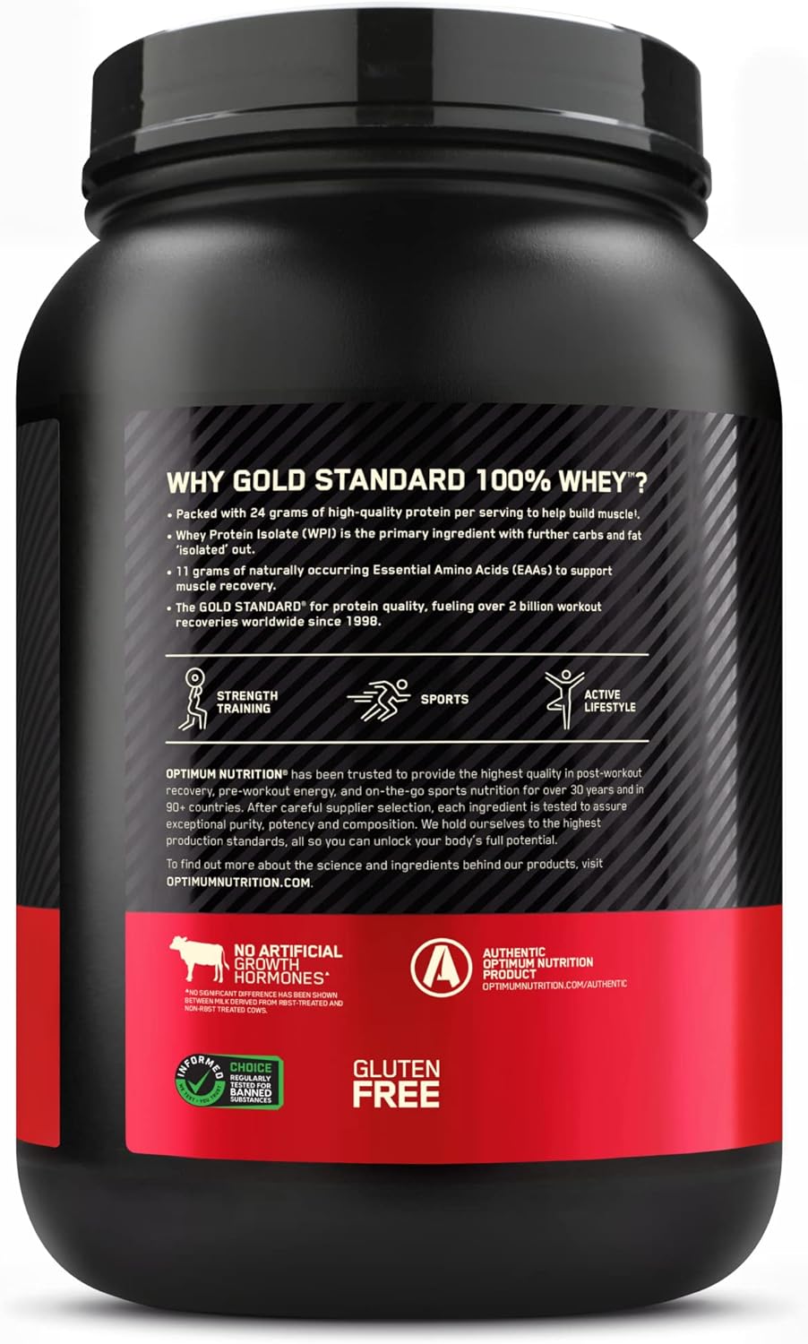 Chocolate Mint Optimum Nutrition Gold Standard 100% Whey Protein Powder - 2lb Pack