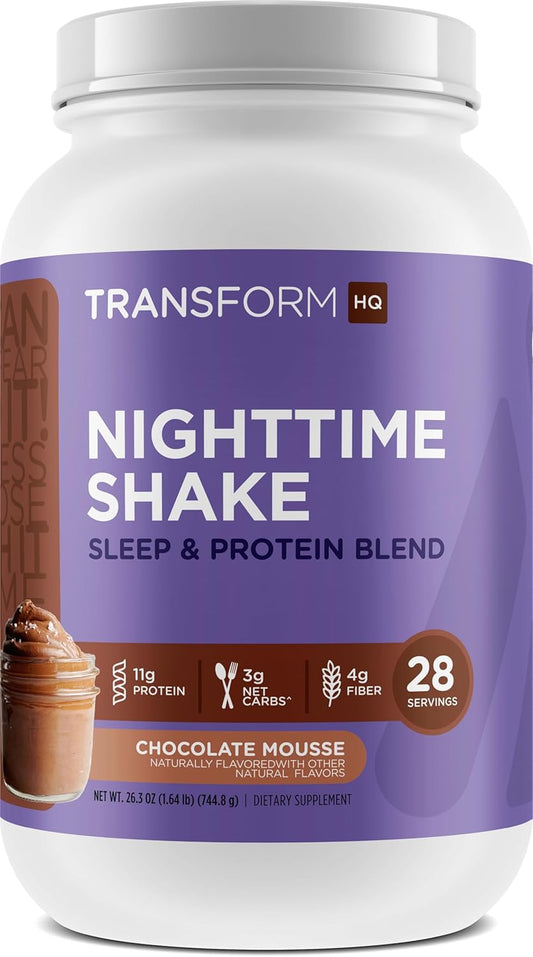 Chocolate Mousse Sleep Protein Shake - 28 Servings by TransformHQ