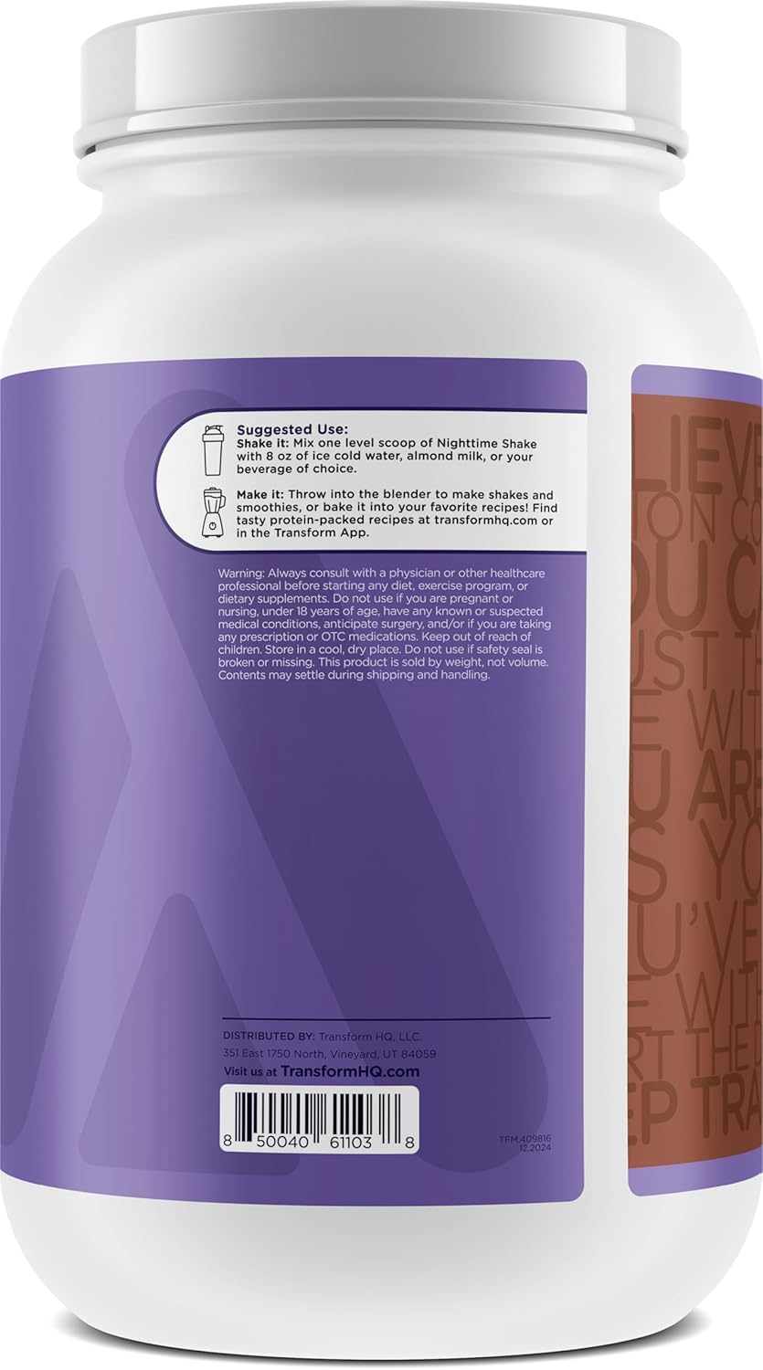 Chocolate Mousse Sleep Protein Shake - 28 Servings by TransformHQ