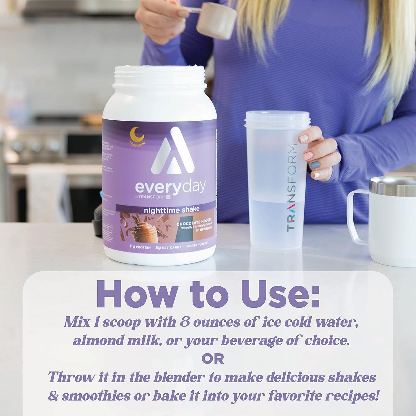 Chocolate Mousse Sleep Protein Shake - 28 Servings by TransformHQ
