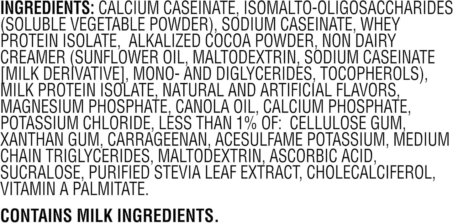 Chocolate Muscle Milk ZERO Protein Powder, 1.65 lb - 100 Calorie, 15g Protein, 25 Servings