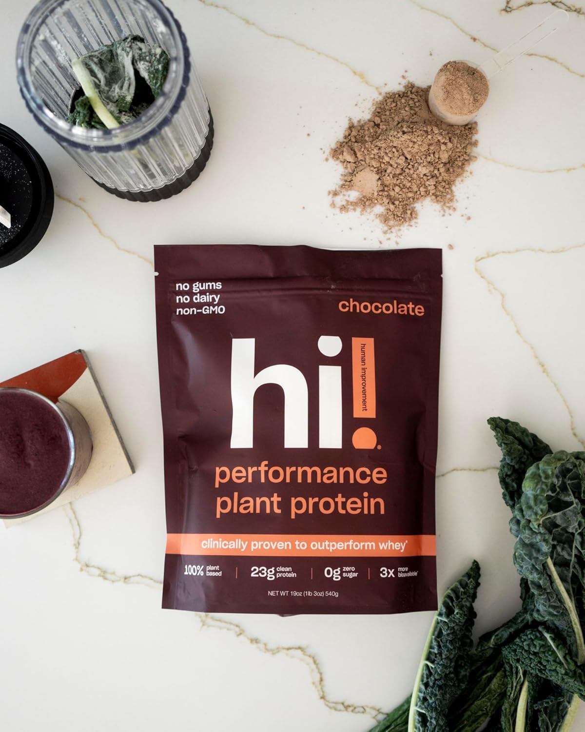 Chocolate Performance Protein and MSM Cellular Detox Bundle for Human Improvement