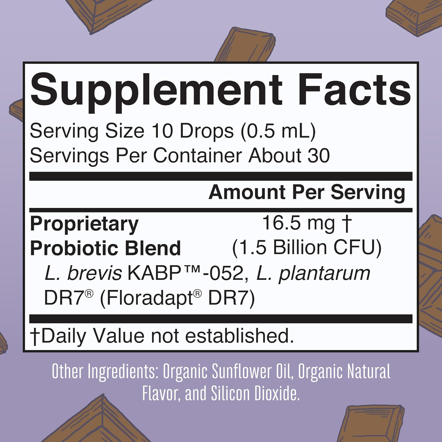Chocolate Probiotic & B Complex Drops for Women by MaryRuth Organics - USDA Organic, Clean Label Project Verified® - Vitamins to Support Stress Relief, Metabolism, & Overall Health - Vegan & Gluten-Free