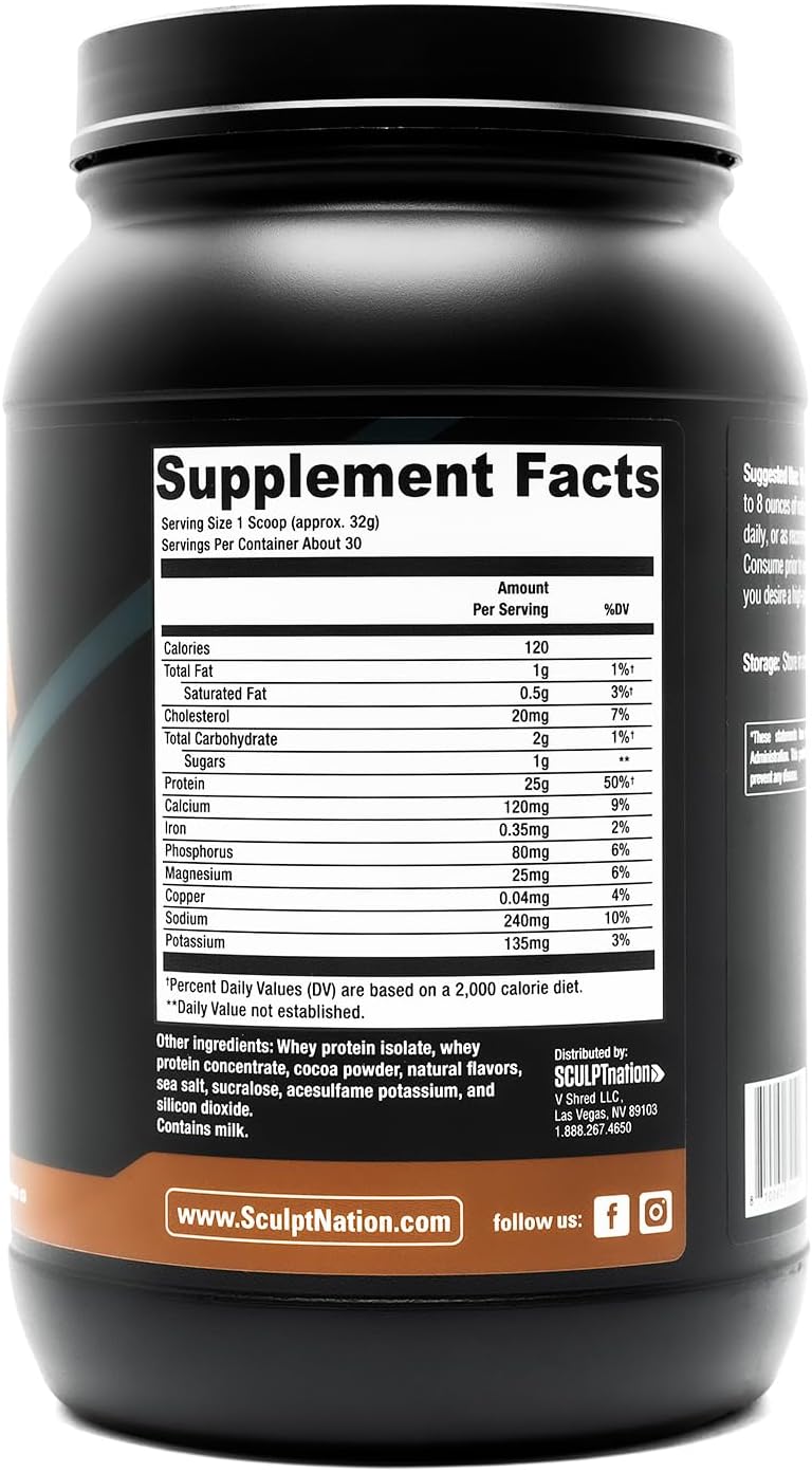 Chocolate Protein & Apple Cider Vinegar Bundle by Sculpt Nation and V Shred