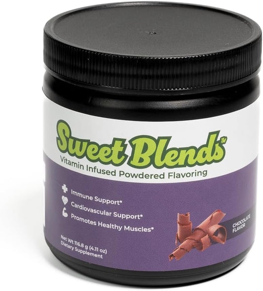 Chocolate Protein Flavor Powder with Daily Multi-Vitamin - Enhance and Customize Your Protein Shake - 20 Servings