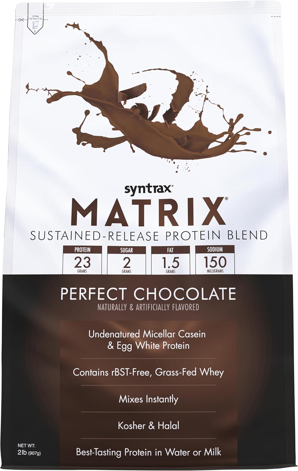 Chocolate Sustained-Release Protein Blend by Syntrax Nutrition - 2 lbs.