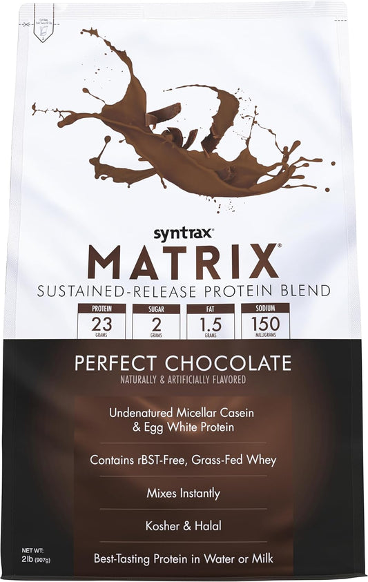 Chocolate Sustained-Release Protein Blend by Syntrax Nutrition - 2 lbs.