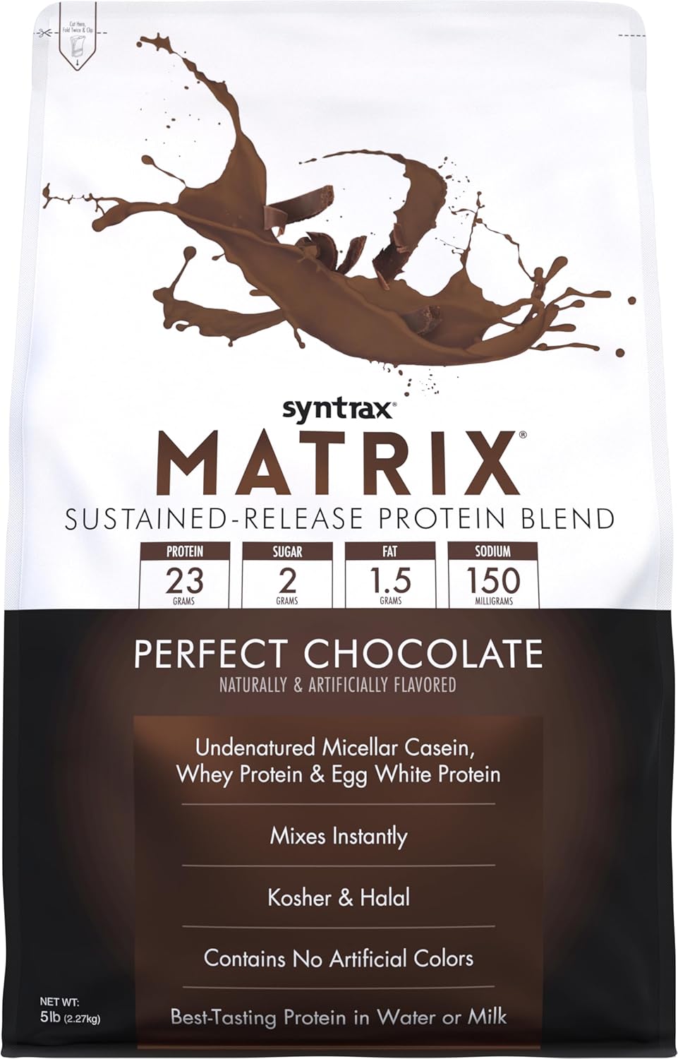 Chocolate Sustained-Release Protein Blend by Syntrax Nutrition - 2 lbs.
