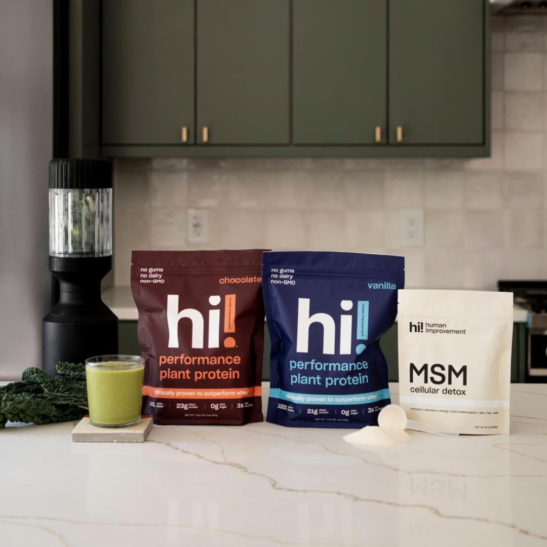 Chocolate & Vanilla Performance Protein with MSM Cellular Detox Bundle