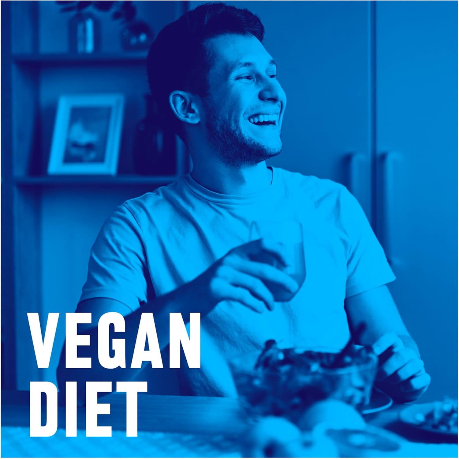 Chocolate Vegan Protein Powder 13.6 oz - Plant-Based Biochem Formula with 20g Protein for Muscle Support