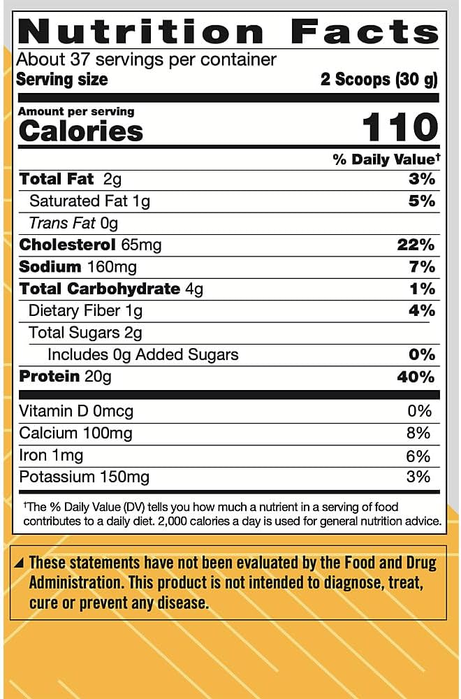 Chocolate Whey Protein Powder with Probiotics - 20g Protein per Serving - Hormone Free, Digestive Support - 2.5 lb