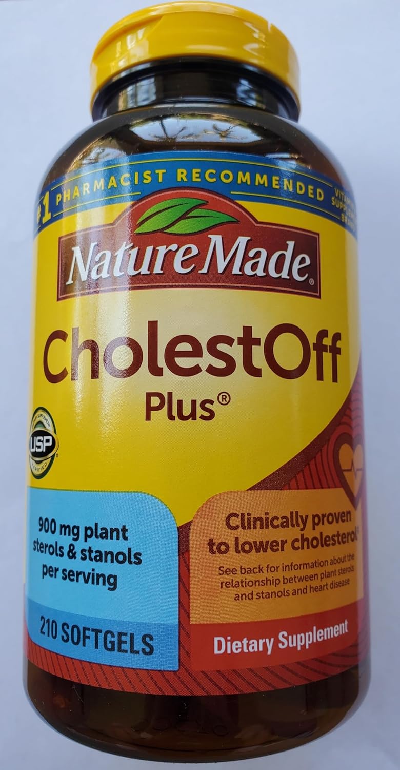 CholestOff Plus 900mg Plant Sterols by Nature Made - 210 Softgels