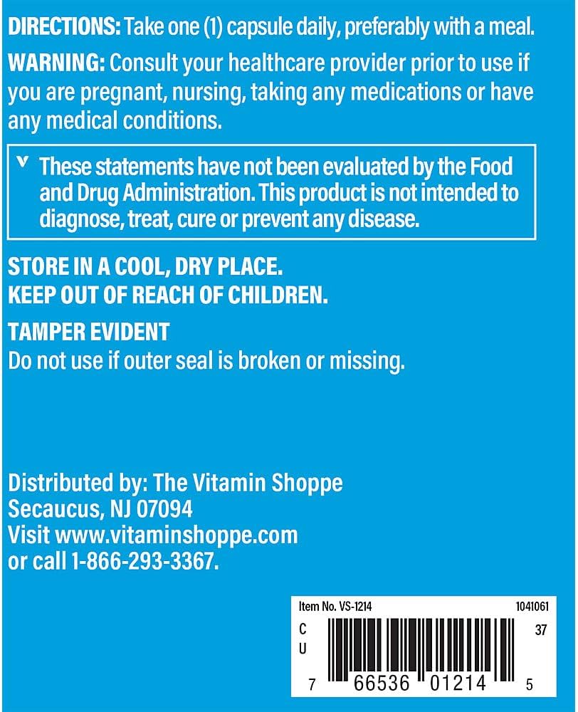 Choline & Inositol 500MG Supplement for Fat Metabolism & Brain Health - 300 Capsules