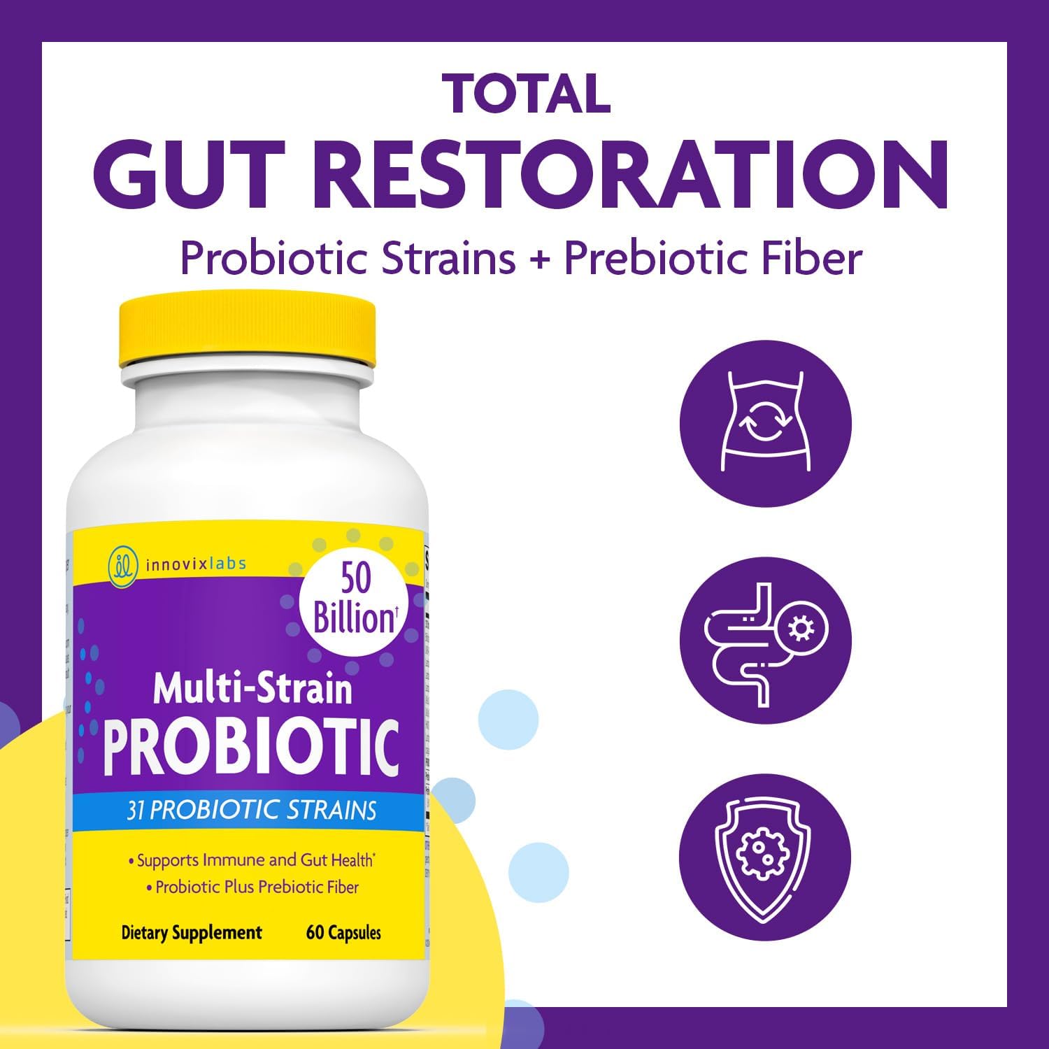 Choline & Multi Probiotic Bundle: Choline Bitartrate & Multi Strain Probiotics for Memory, Mood, Brain Health & Cognitive Support