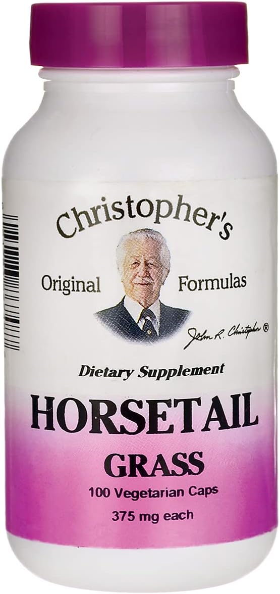 Christopher's Horsetail Grass Supplement - 100 Vegetable Capsules
