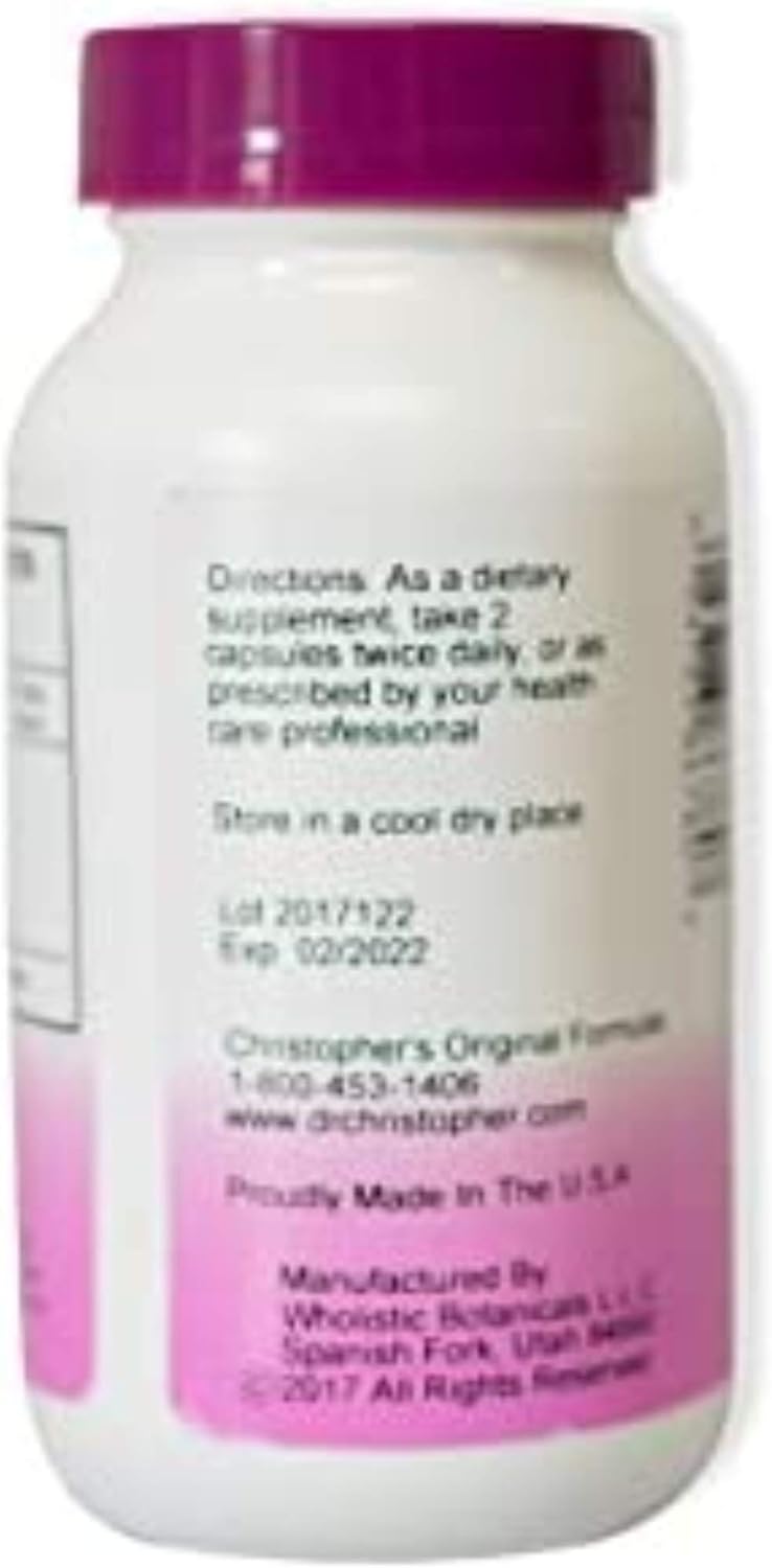 Christopher's Original Formulas Spirulina Supplement - 100 Vegetarian Capsules